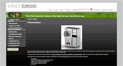 Desktop Screenshot of meca2000.vinci-technologies.com